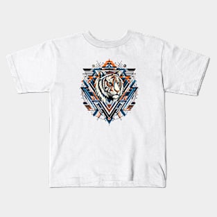 Abstract Animal Tiger 1 Kids T-Shirt